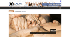 Desktop Screenshot of casaa.org